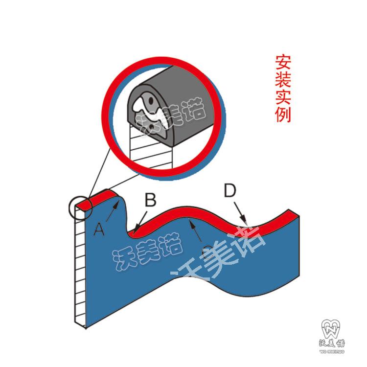 沃美诺D型子粘触边