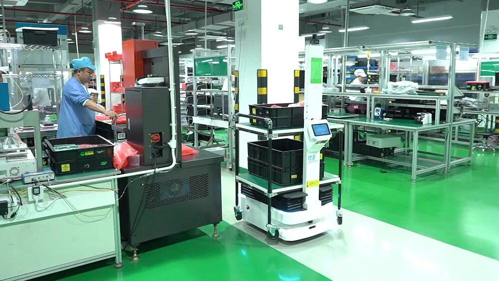 锐曼AMR 搬运机器人：AI 赋能，让工业物流告别 “低效高耗” 时代